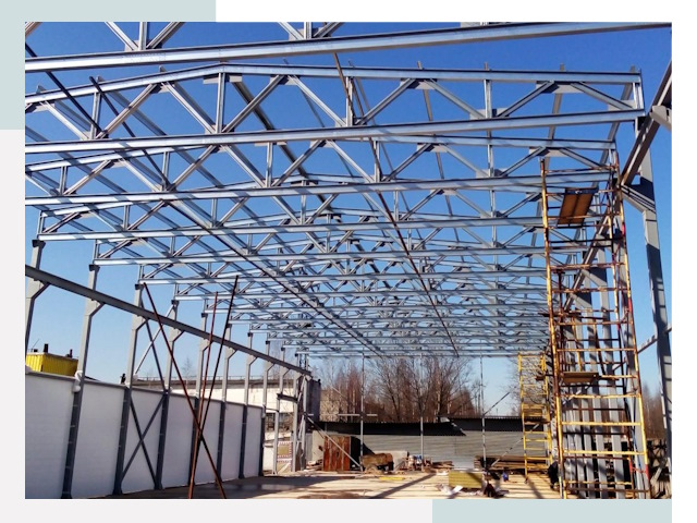 Строительство цехов в Кронштадт от 626 руб. под ключ