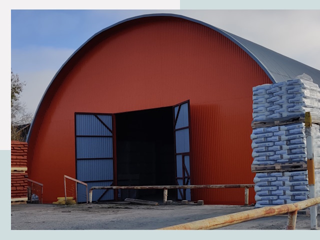 Полукруглые ангары по цене от 626 руб. в Кронштадт