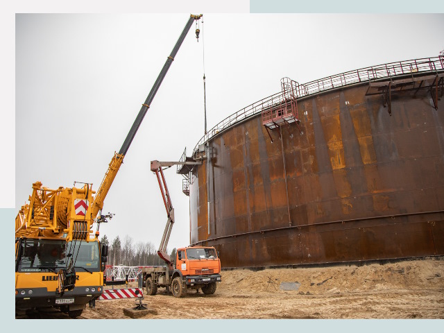 Монтаж резервуаров в Кронштадте от 626 руб. за м³