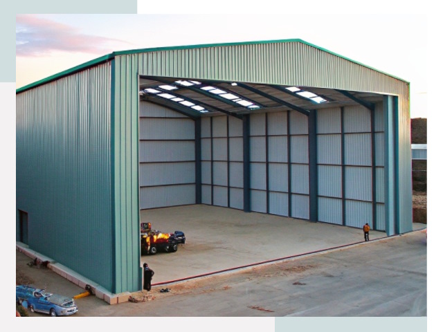 Строительство ангаров в Кронштадте