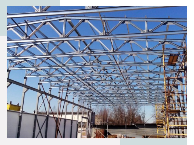 Металлокаркасы для складов в Кронштадте