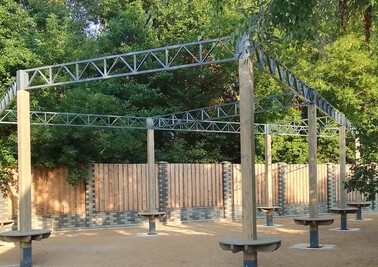 Терраса из металлоконструкций под ключ, проектирование, изготовление и монтаж от СтальСтрой-Крн